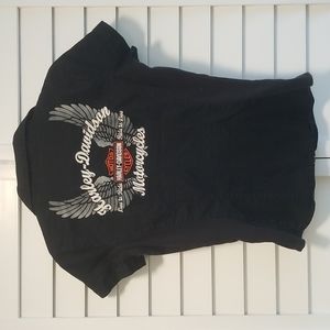 Harley Davidson Women's Mechanic Shirt size xs Zipper front